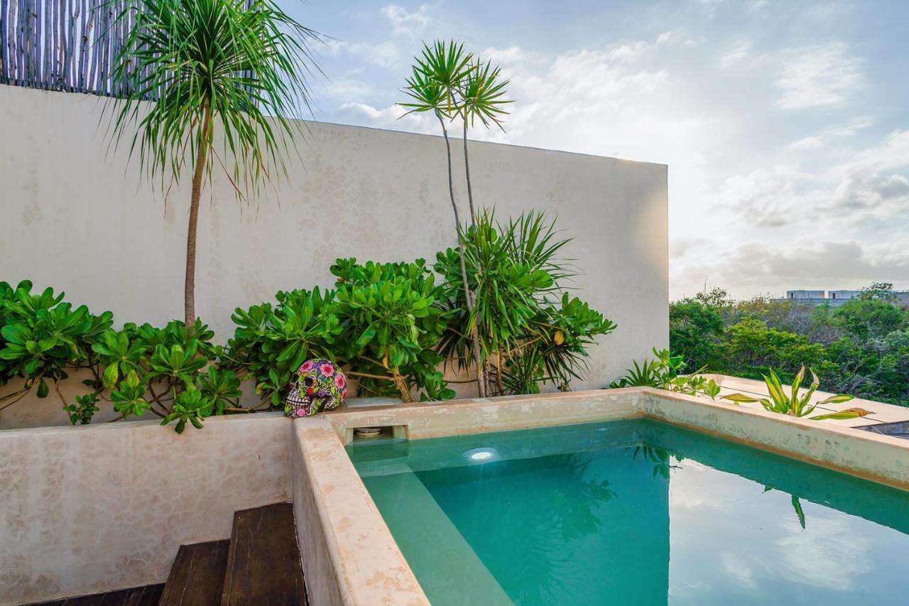 Jungle Luxury In Private Residential Area & Stunning Rooftop By Stella Rentals Тулум Екстериор снимка