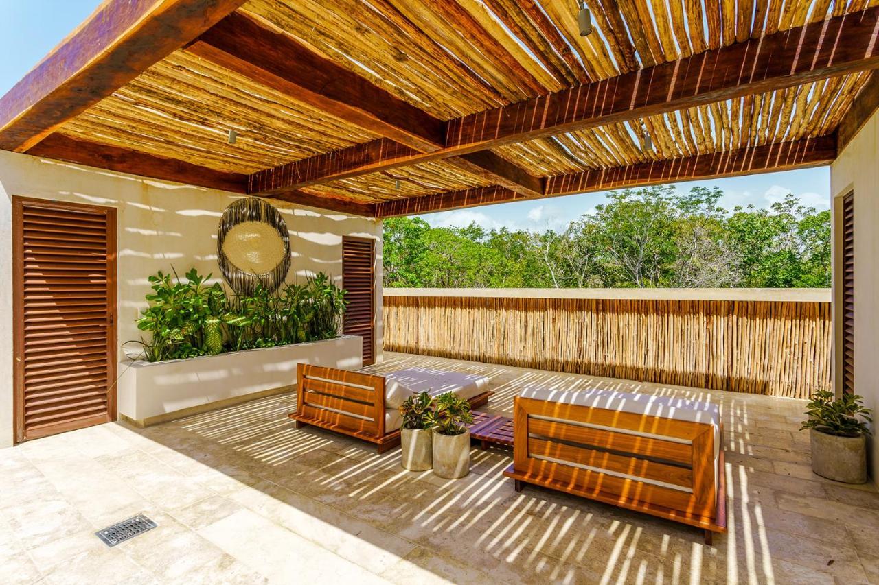 Jungle Luxury In Private Residential Area & Stunning Rooftop By Stella Rentals Тулум Екстериор снимка