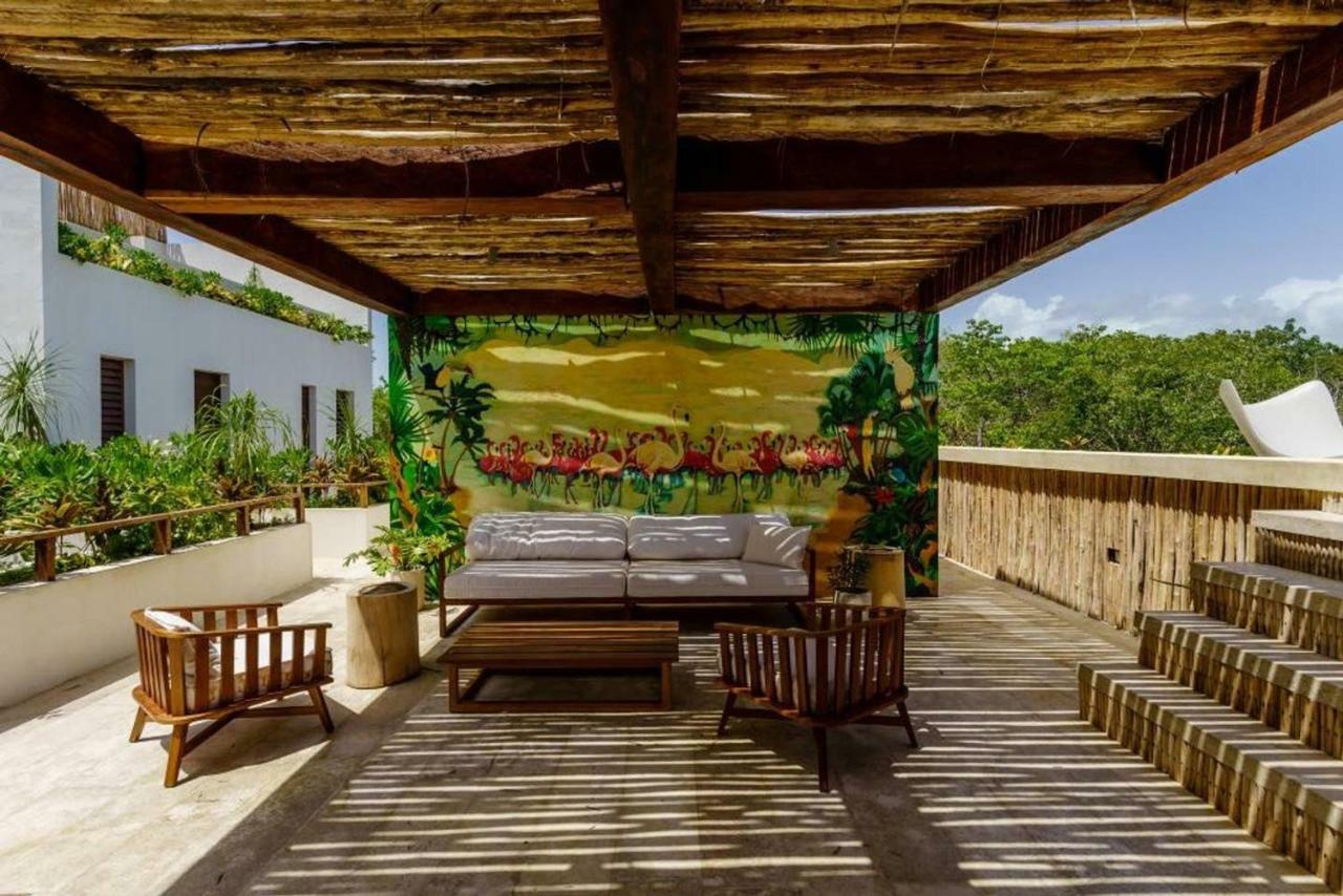 Jungle Luxury In Private Residential Area & Stunning Rooftop By Stella Rentals Тулум Екстериор снимка